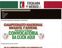 Tablet Screenshot of escaladamexico.org